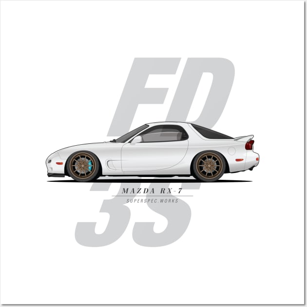 SUPER SPEC FD3S Wall Art by superspec